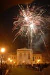 Újévi tűzijáték a Kossuth téren