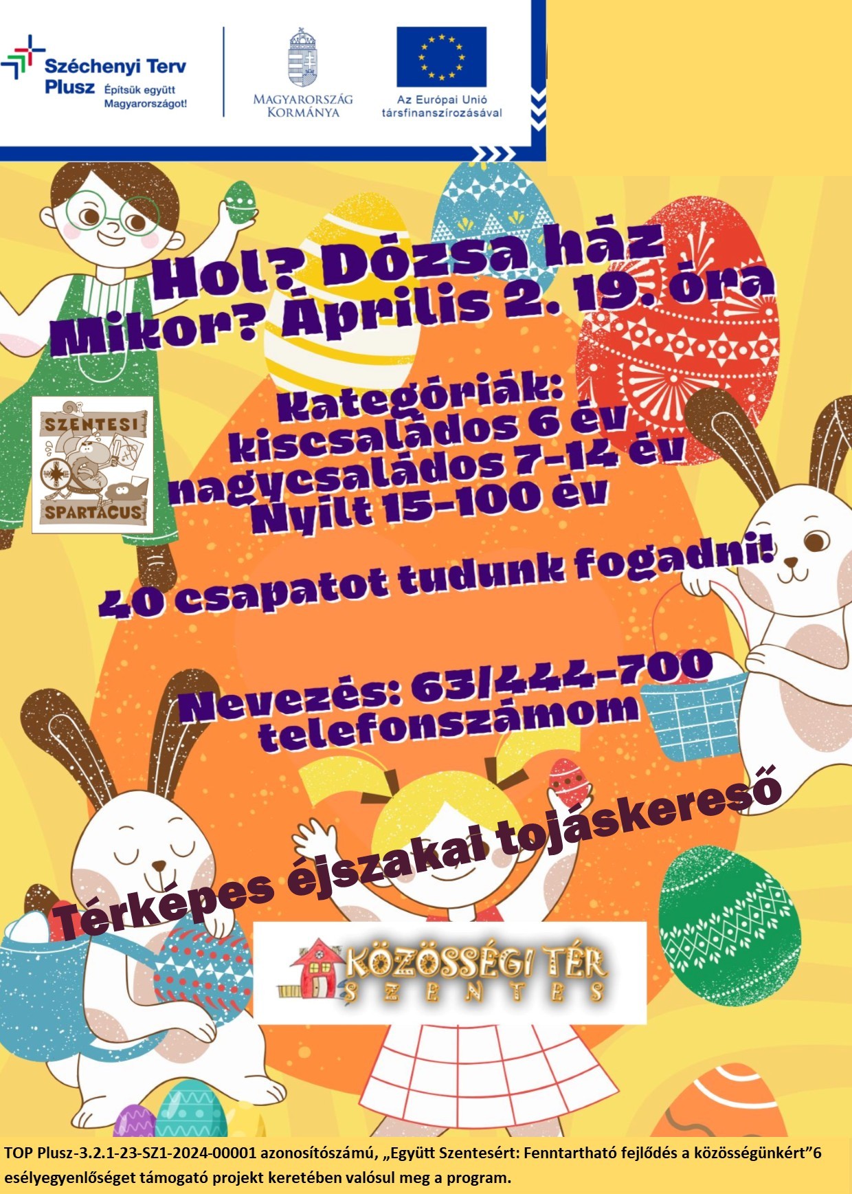 Térképes éjszakai tojáskereső