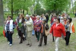 A szentesi látogatást a Széchenyi ligetben kezdték 