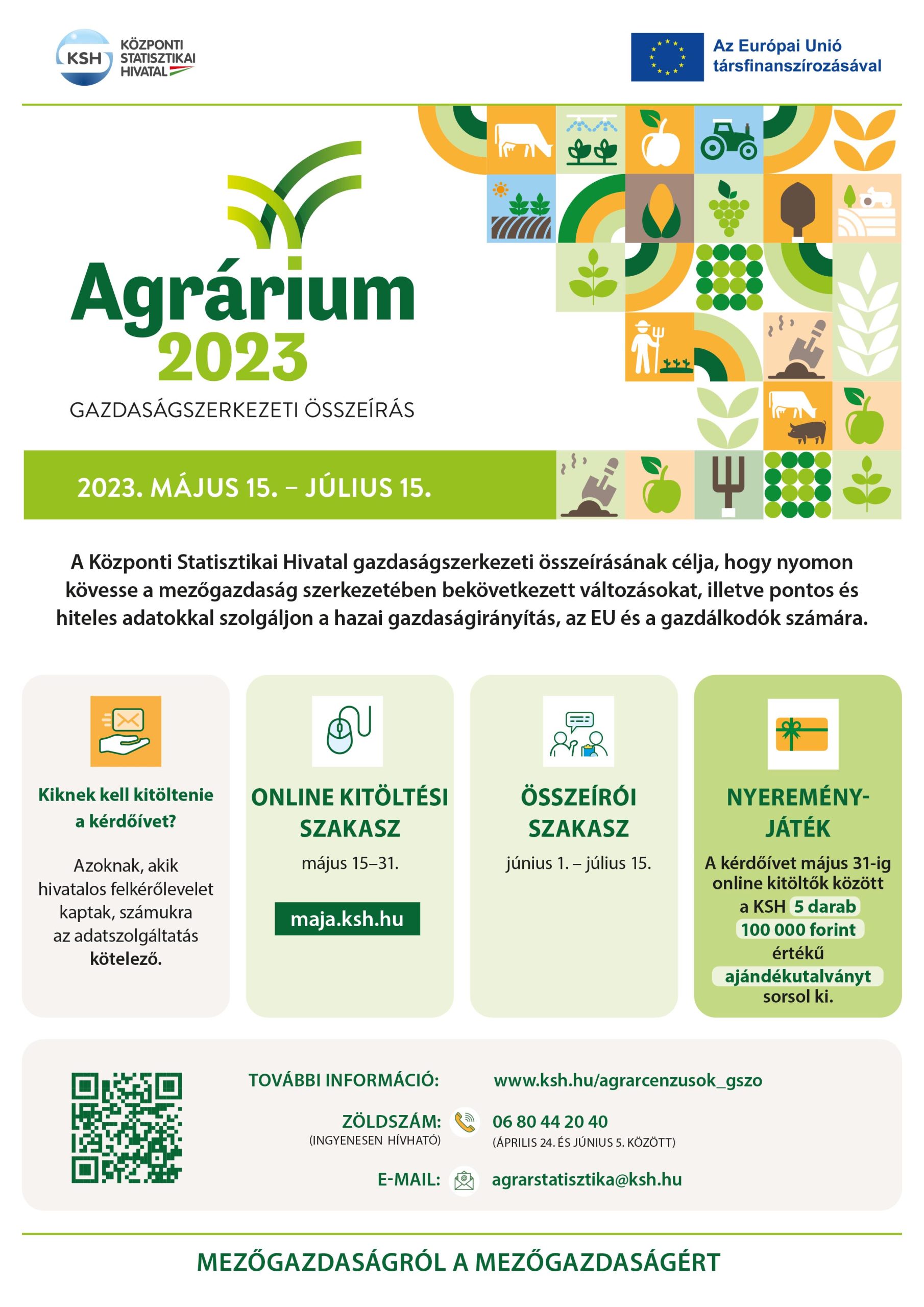 Agrárium 2023 – Gazdaságszerkezeti összeírás