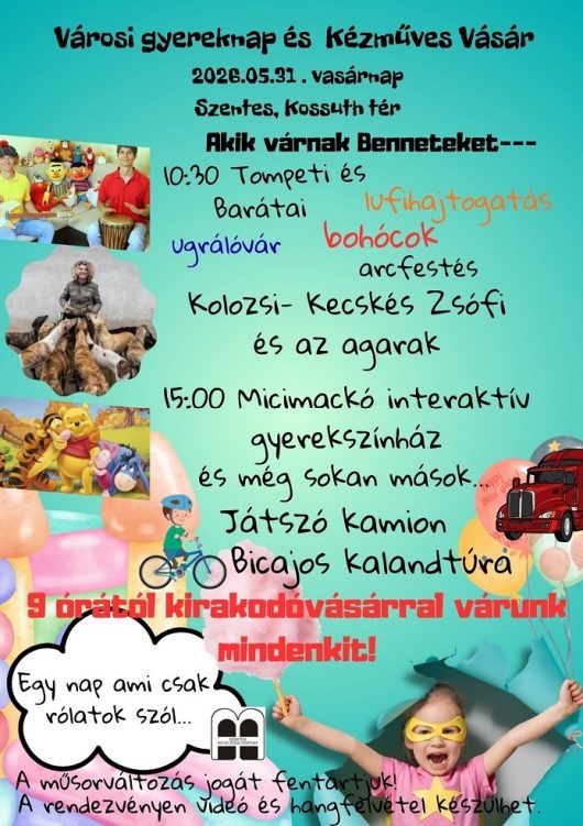 Kirakodóvásár és Városi Gyereknap